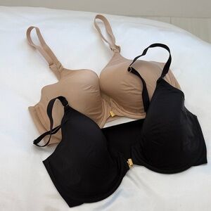 Natori Black and Tan Bra Set
